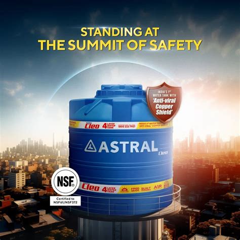 ASTRAL WATER STORAGE TANKS - ASTRAL CLEO FOUR LAYER ANTIBACTERIAL WATER ...
