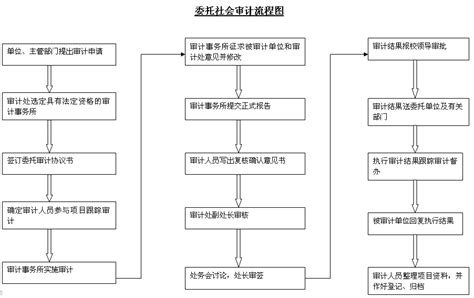 委托社会审计流程图-中南大学审计处