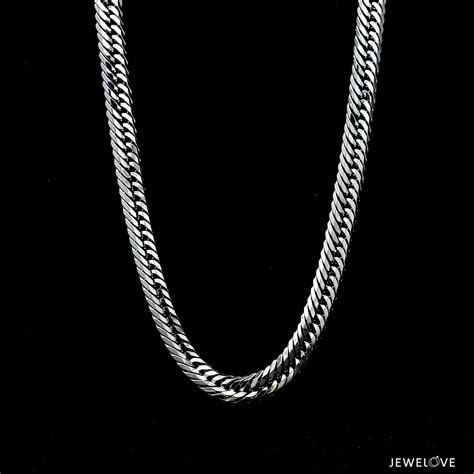 6mm Japanese Platinum Cuban Heavy Chain for Men JL PT CH 1005-Z – Jewelove™