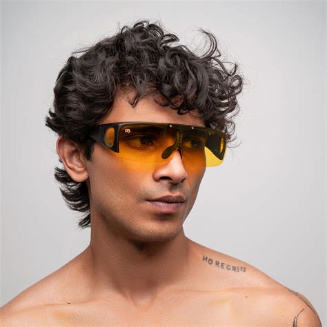 [ Mongul ] Flip-Up Polarsied Sunglasses : Yellow | Project Shades
