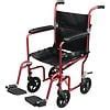 Drive Medical Flyweight Lightweight Transport Wheelchair with Removable ...