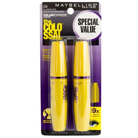 Maybelline The Colossal Volum' Express Bonus 2-Pack Mascara ...