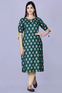 Gundia Fashion Women Printed Straight Kurta - Buy Gundia Fashion Women ...