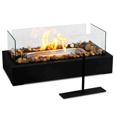 Latitude Run® Tabletop Fire Pit - Safer Stainless Steel Small Table ...