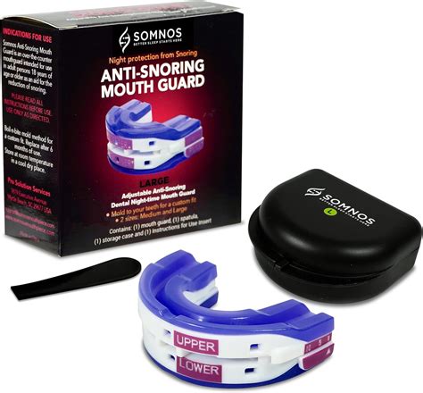 Amazon.com: Somnos Anti Snore Mouthguard - Adjustable Sleep Mouth Guard for Snoring ...