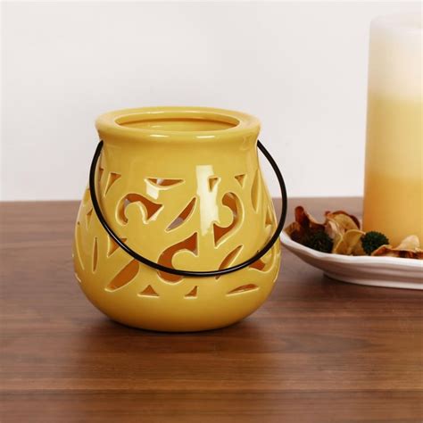 Buy Splendid Dolomite Lantern from Home Centre at just INR 295.0