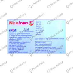 Nexiron Lp Plus Strip Of 10 Tablets: Uses, Side Effects, Price & Dosage ...