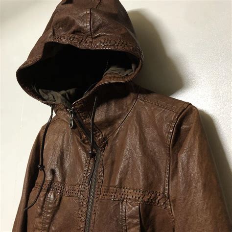 garedia pig leather hoodie size M ジャケット・アウター