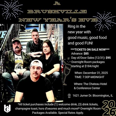 A Brushville New Years Eve Celebration, 1621 Jumer Dr, Bloomington, 31 ...