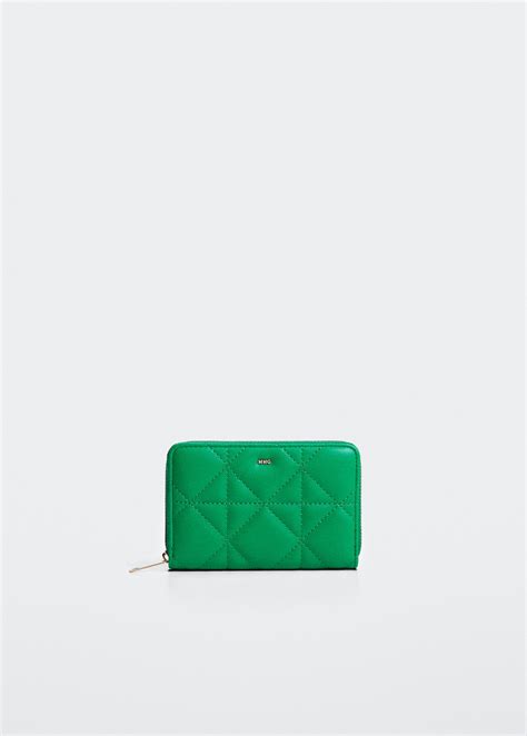 Padded logo wallet - Women | MANGO Gibraltar