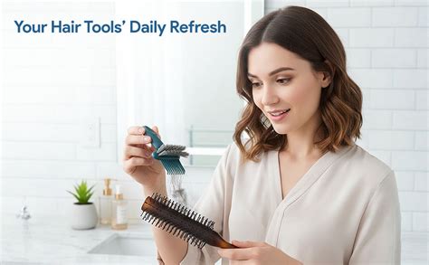 Buy EZ LIVING Efficient Comb Cleaner Brush for Hair Care – Long Bristle ...