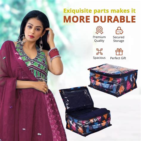 Kuber Industries Jewellery Organizer|PVC Laminated Navajo Print ...