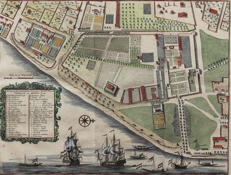 Hoegly (Hooghly-Chinsura) by Valentyn, 1724-1726 - CartaHistorica