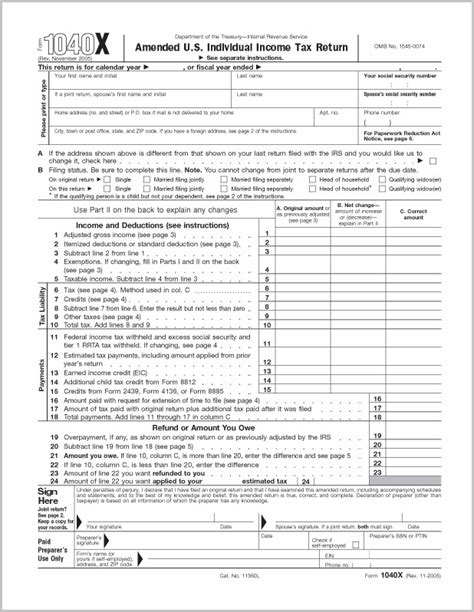 Kuvatulokset haulle irs form 1040x