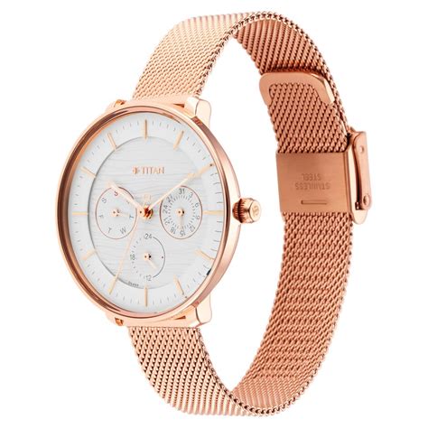 Buy Online Titan Womens's Svelte Silver: Multi-Function Watch Metal ...