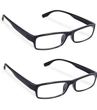 Buy DPT Full Rim Reading Glasses For Men And Women 2 Pcs Combo (+1.50 ...