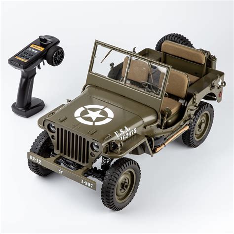 Buy RocHobby RC Car 1/6 1941 MB Scaler Willys Jeep Remote Control ...