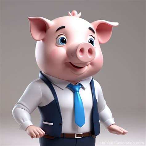 A Chairman's Unbecoming Piglike Behavior | Stable Diffusion Online
