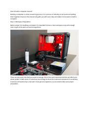 Image result for Manual Guide to Building a Computer PDF