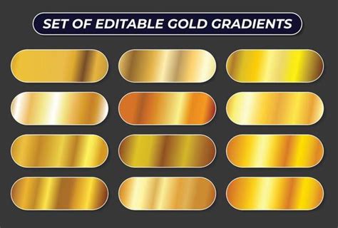 Image result for Gold Hex Code Gradiants