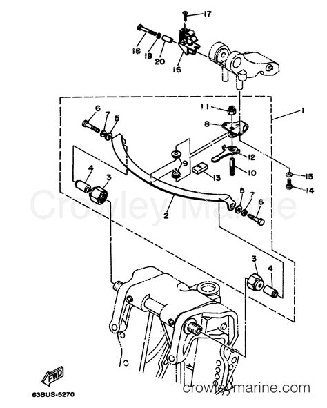 STEERING FRICTION - 1997 Outboard 50hp 50EJRV | Crowley Marine