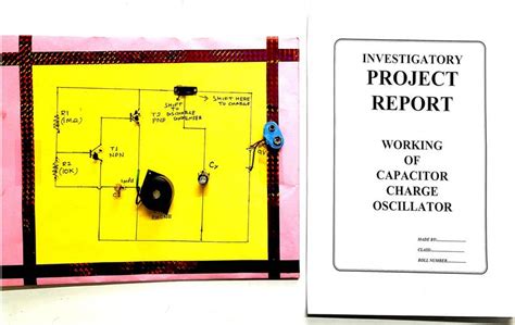 ONTEX ELECTRONICS Capacitor Charge Oscillator Physics Investigatory ...