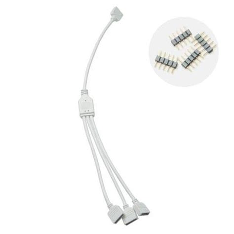 Buy SDT RGBW 5 Pin Wire Connector 1 to 3 Female to Female Connector ...