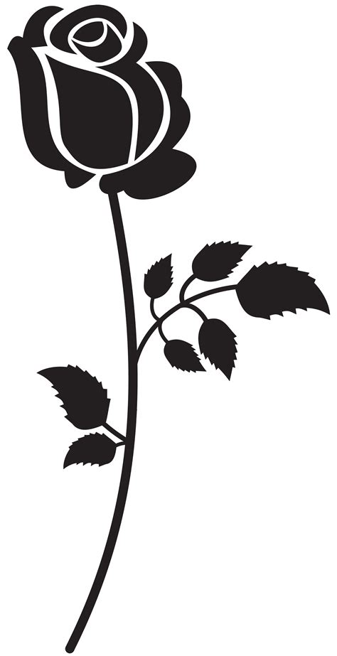 Simple Rose Silhouette
