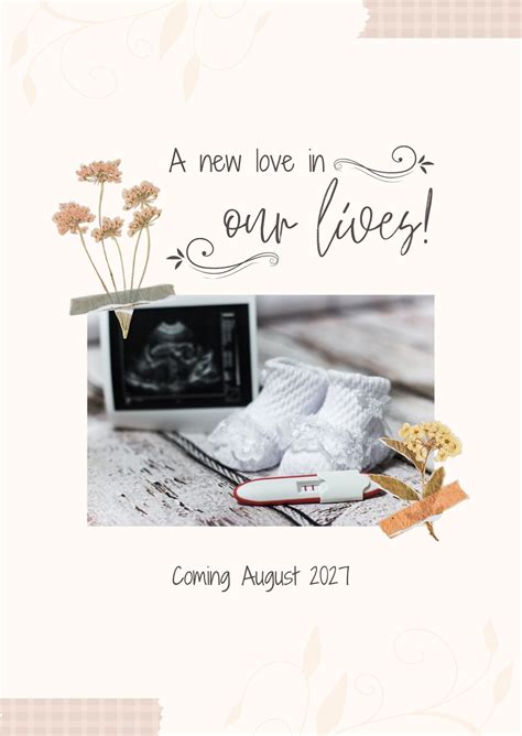Printable Pregnancy Announcements