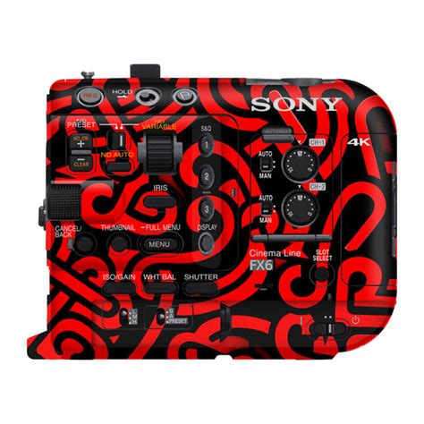 Vortex Signal Sony FX6 Camera Skin