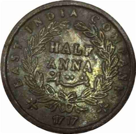 CoinView Half Anna 1717 East India Company Lord Ram , Sita and Luxman ...