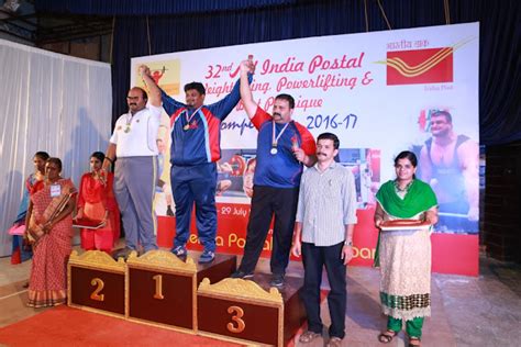 All India Postal Powerlifting Championship 2016