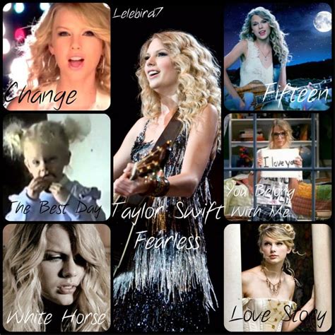 Taylor Swift Fearless songs. Made by Lelebird7 | Taylor swift fearless ...