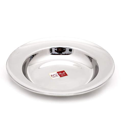 KCL Stainless Steel Soup Plates/Breakfast Plates/Idly Plates ...