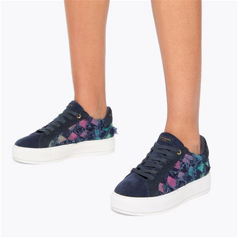 LANEY Denim Lace Up Sneaker by KURT GEIGER LONDON