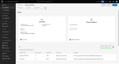 Automatic Policy Enforcement | Adobe Experience Platform