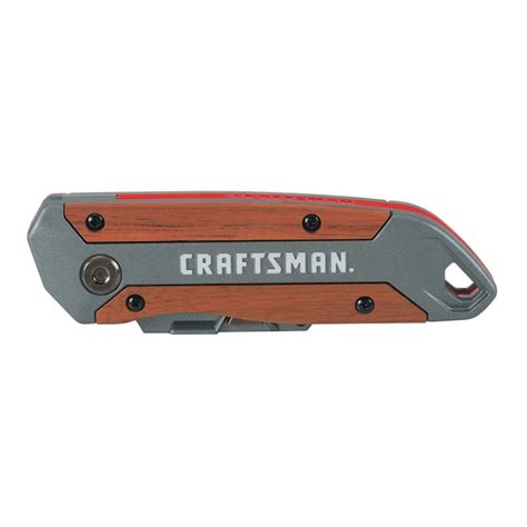 CRAFTSMAN 3/4-in 1-Blade Folding Box Cutter Utility Knife CMHT10584 at ...