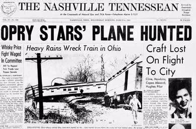Image result for Patsy Cline Air Crash
