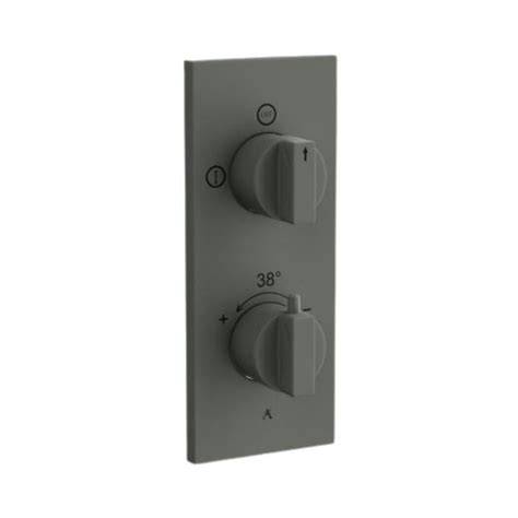 Artize Black 1 Way Thermostatic Diverter – Decure.in