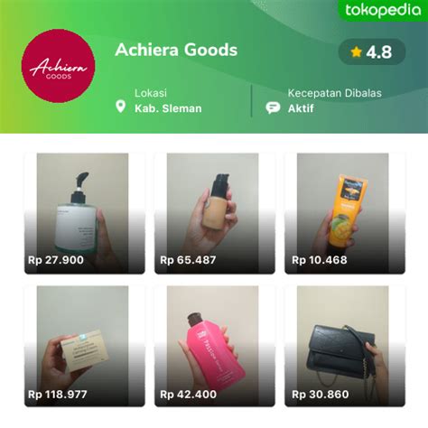 Toko Achiera Goods Online - Produk Lengkap & Harga Terbaik | Tokopedia