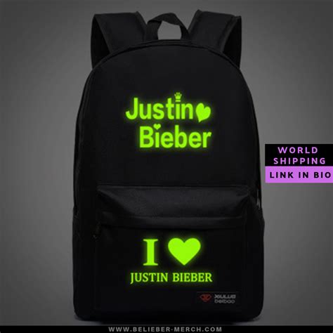 Backpacks | Justin bieber merchandise, Justin bieber imagines, Justin ...