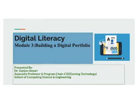 Digital Literacy Module 3(Social Networking)-notes - Digital Literacy A ...
