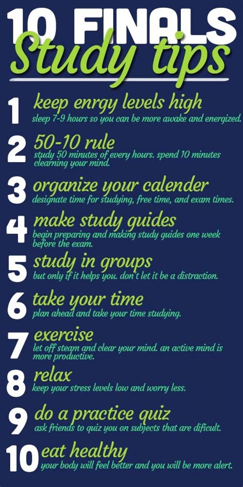 10 Finals Study Tips