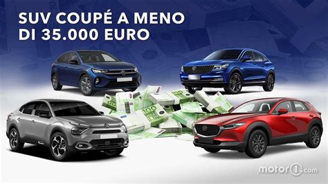 Tutti i SUV coupé che costano meno di 35.000 euro