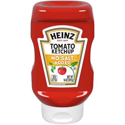 Tomato Ketchup with No Sugar Added - Products - Heinz®