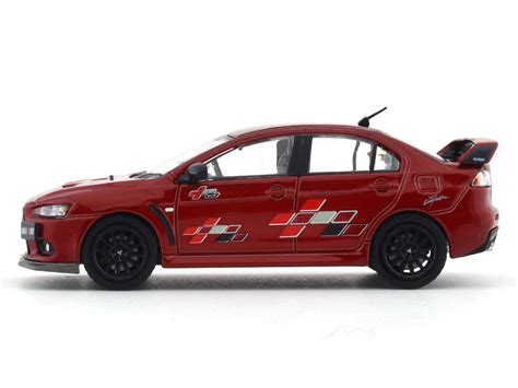 Mitsubishi Lancer Evolution X red 1:64 Hobby Japan diecast scale model ...