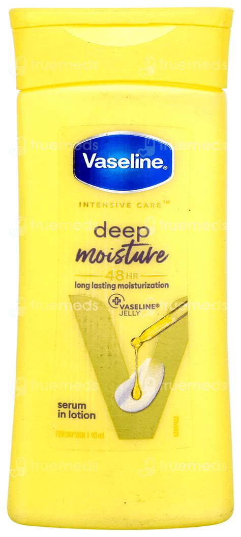 Vaseline Intensive Care Deep Moisture Body Lotion 90ml - Uses, Side ...