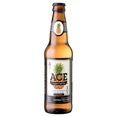 ACE Pineapple Hard Cider 12 fl oz | Shipt