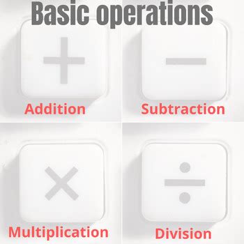 Image result for Basic Math Operations Worksheet