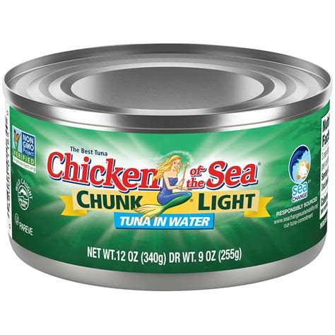 Chicken of the Sea Chunk Light Tuna in Water, 12 oz – Walmart Inventory ...